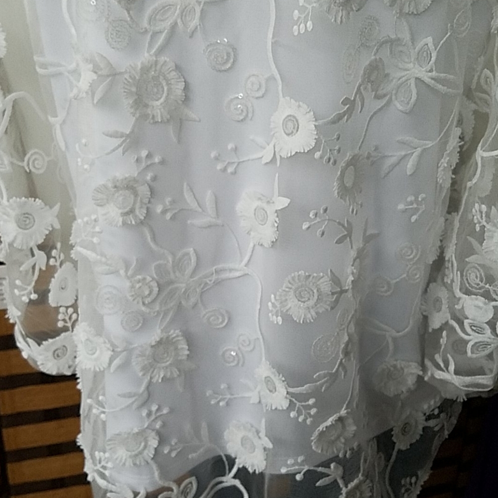 NWT!  Ruby Rd poncho over tank - Picture 10 of 11